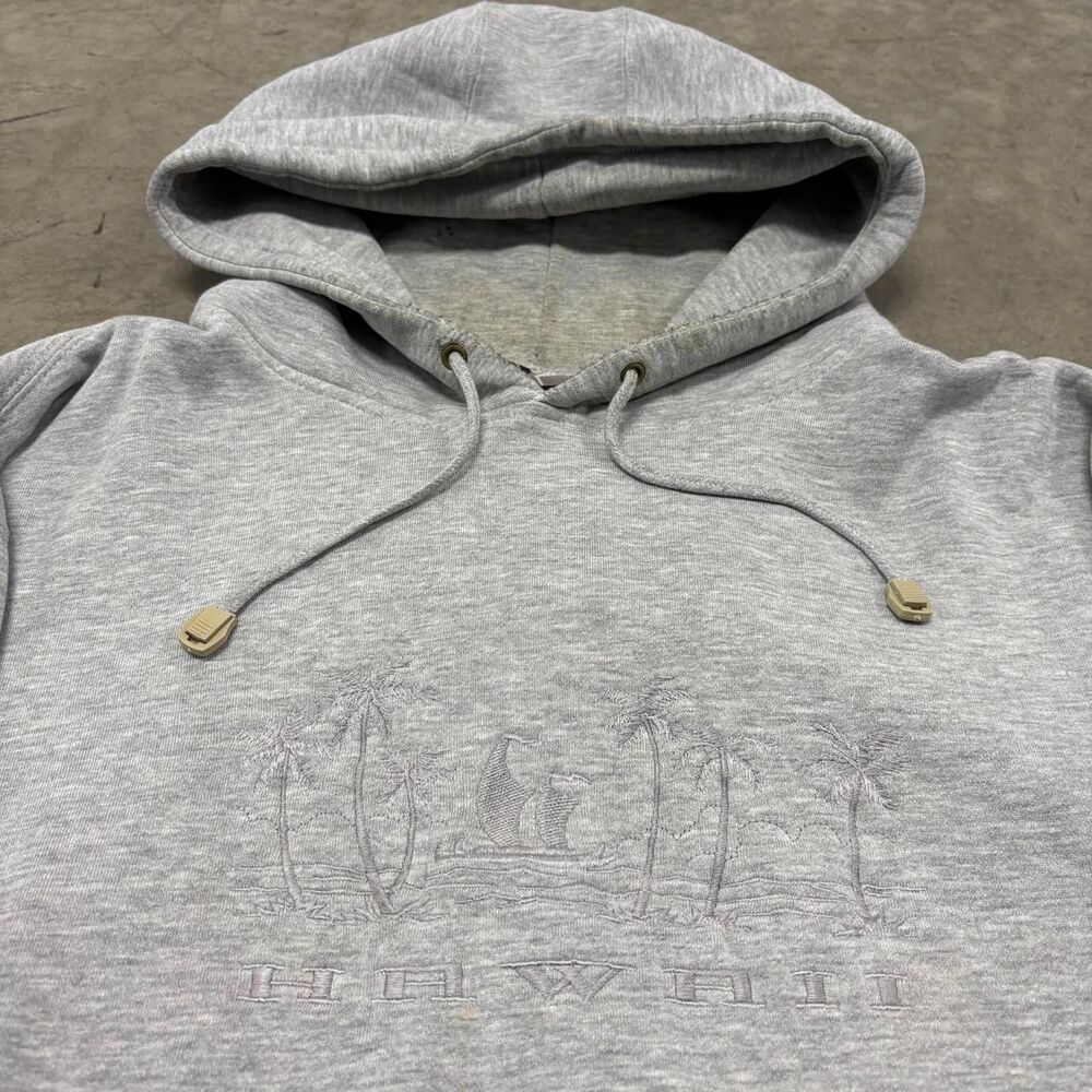 American-vintage Men's Grey Hoodie
